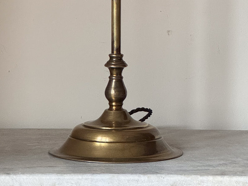 A George III Brass Lamp