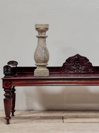 An Irish Regency Mahogany Hall Bench