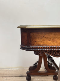 A Regency Pollard Oak Writing Table