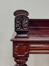 An Irish Regency Mahogany Hall Bench