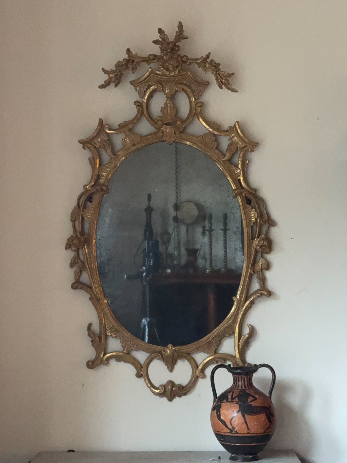 A George II Giltwood Mirror