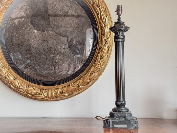 A Regency Bronze Lamp