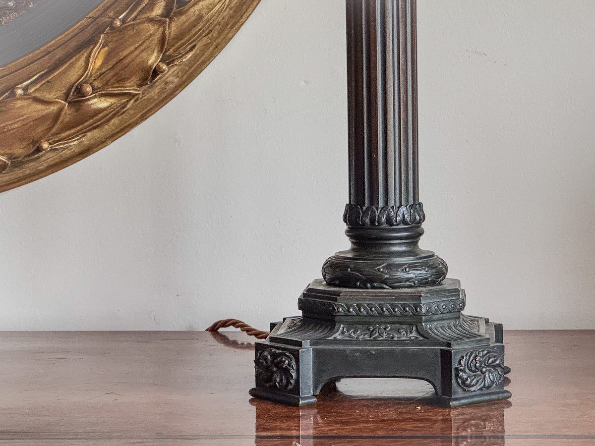 A Regency Bronze Lamp