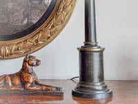 A Mid 19th Century Bronze Lamp