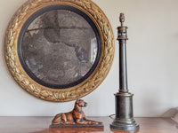 A Mid 19th Century Bronze Lamp