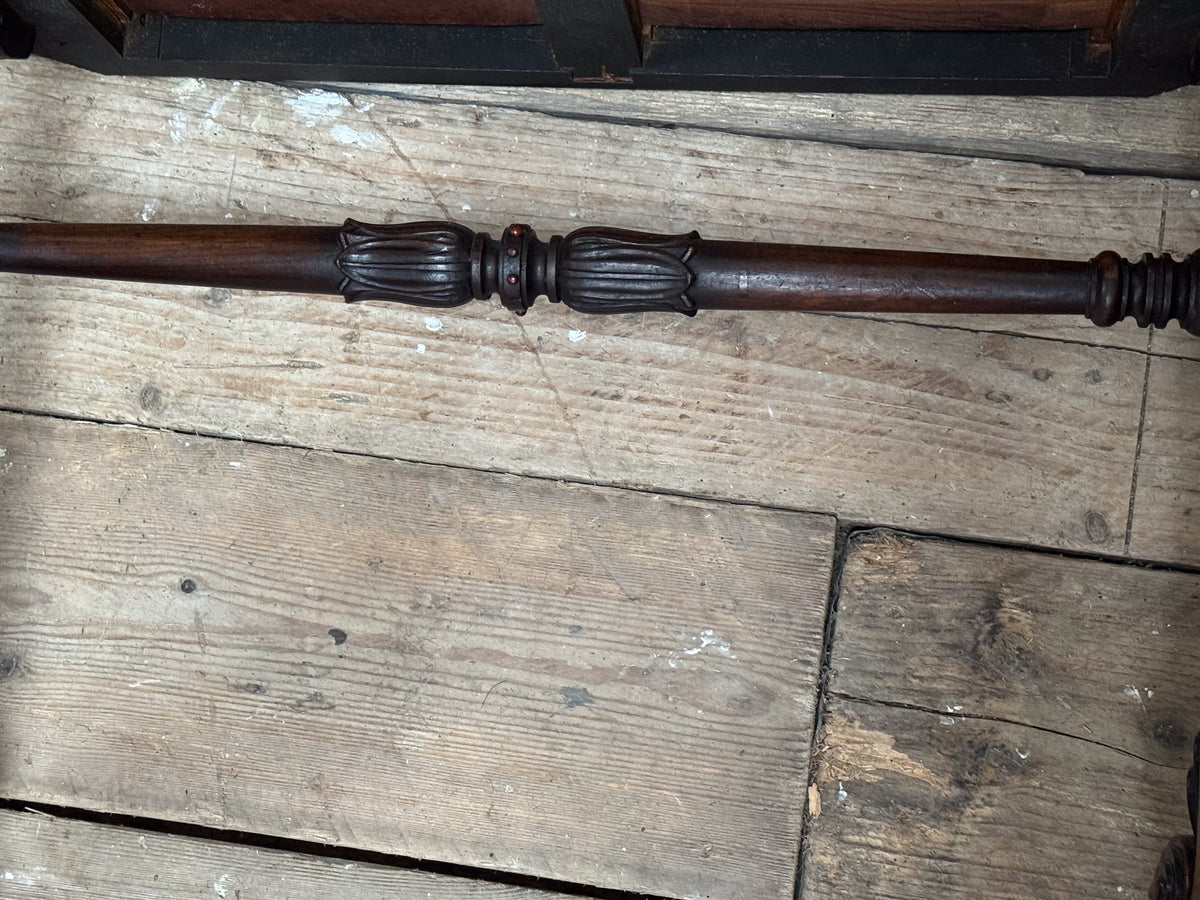 A Regency Pollard Oak Writing Table