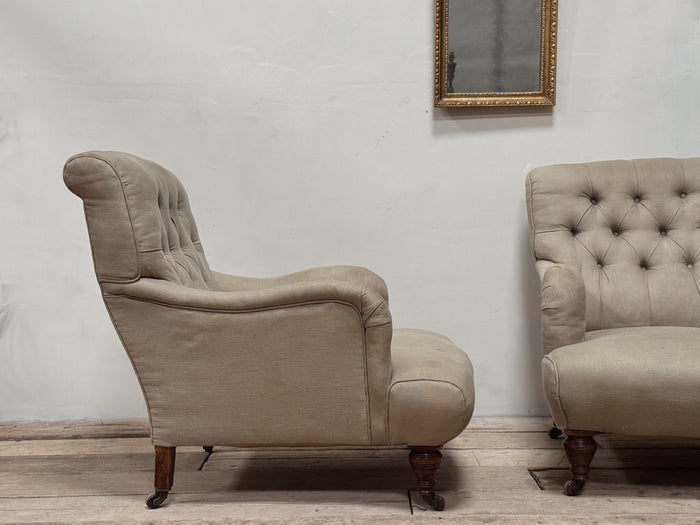 A Pair of Late 19th Century Armchairs