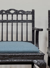 A Pair of 19th Century Anglo Indian Low Chairs