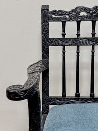 A Pair of 19th Century Anglo Indian Low Chairs