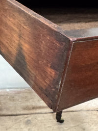A George III Mahogany Side Table