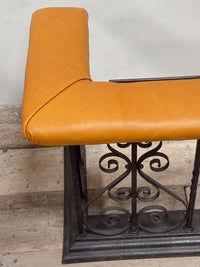 An Early 20th Century Wrought Iron Club Fender