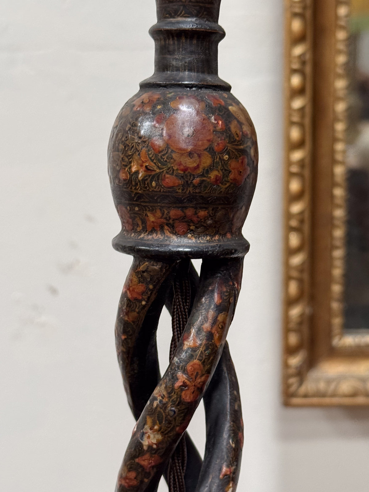 A Late 19th Century Kashmiri Twist Lamp