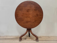 A George III Mahogany Centre Table with Cluster Column