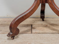 A George III Mahogany Centre Table with Cluster Column