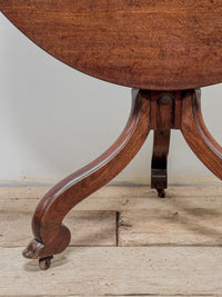 A George III Mahogany Centre Table with Cluster Column