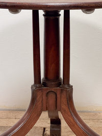 A George III Mahogany Centre Table with Cluster Column