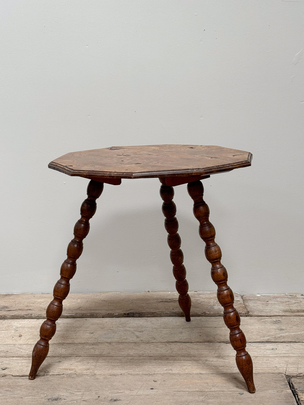 A Mid 19th Century Burr Elm Gypsy Table