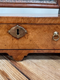 An Early George III Walnut Dressing Mirror