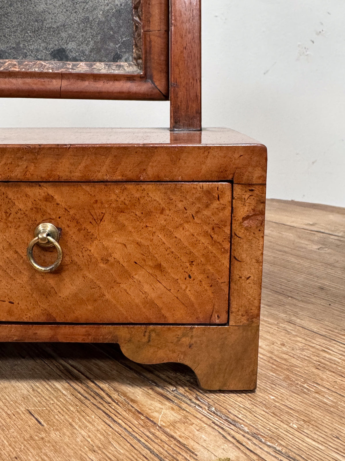 An Early George III Walnut Dressing Mirror