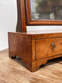 An Early George III Walnut Dressing Mirror