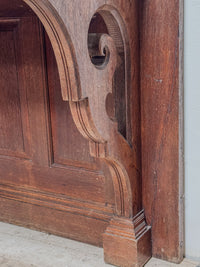A Mid 19th Century Oak Gothic Revival Console Table