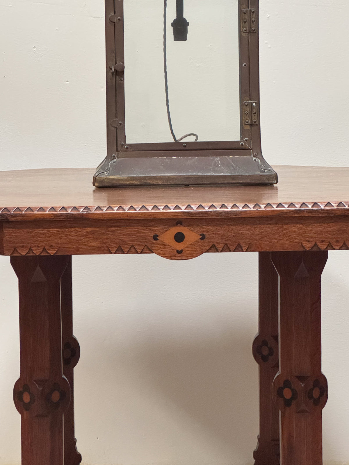 A Late 19th Century Oak Centre Table in the manner of Bruce Talbert (1838-1881)