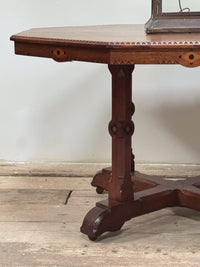 A Late 19th Century Oak Centre Table in the manner of Bruce Talbert (1838-1881)