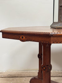 A Late 19th Century Oak Centre Table in the manner of Bruce Talbert (1838-1881)