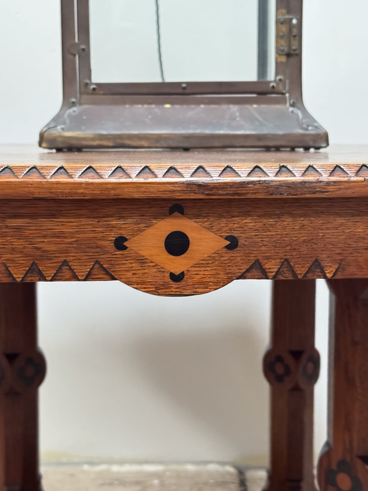 A Late 19th Century Oak Centre Table in the manner of Bruce Talbert (1838-1881)
