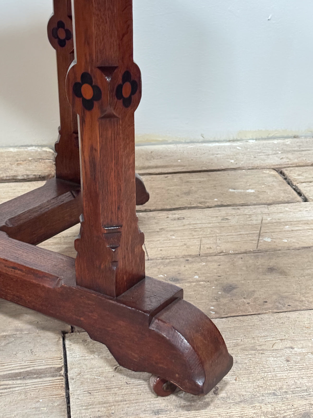 A Late 19th Century Oak Centre Table in the manner of Bruce Talbert (1838-1881)