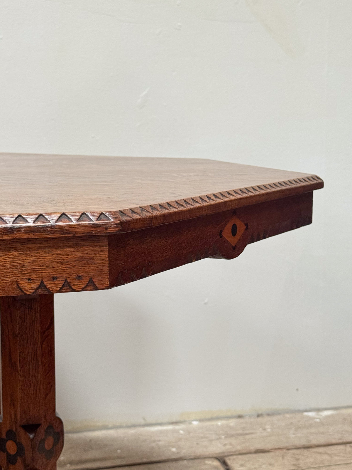 A Late 19th Century Oak Centre Table in the manner of Bruce Talbert (1838-1881)