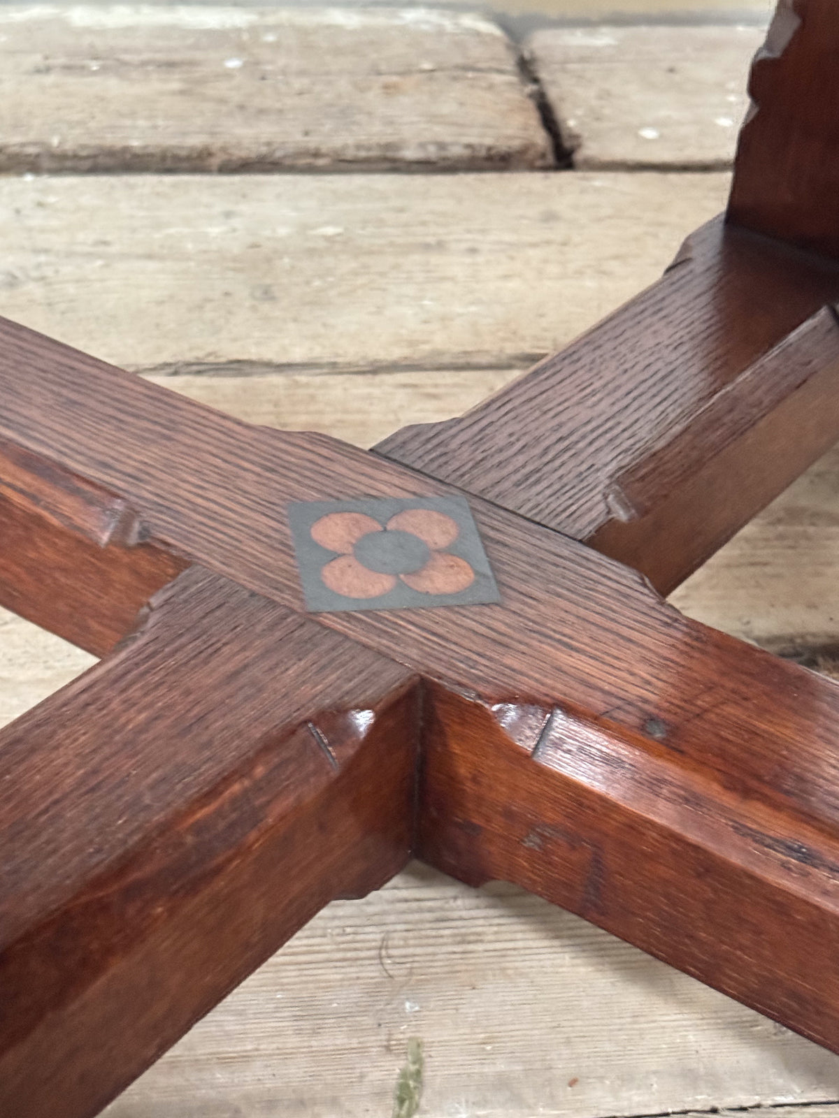 A Late 19th Century Oak Centre Table in the manner of Bruce Talbert (1838-1881)