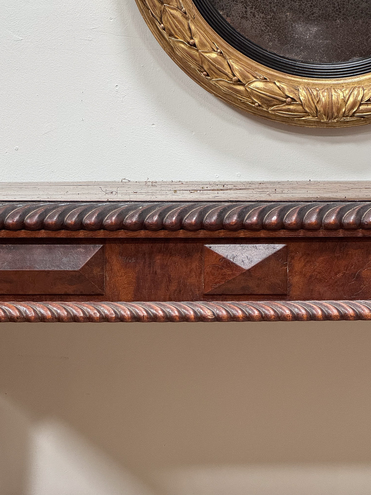 A George IV Oak Library Table in the manner of Richard Bridgens (1786-1846)