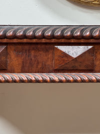 A George IV Oak Library Table in the manner of Richard Bridgens (1786-1846)