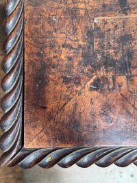 A George IV Oak Library Table in the manner of Richard Bridgens (1786-1846)