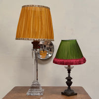 Bespoke Silk Empire Lampshade in Green