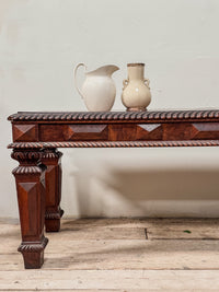 A George IV Oak Library Table in the manner of Richard Bridgens (1786-1846)