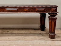 A George IV Oak Library Table in the manner of Richard Bridgens (1786-1846)