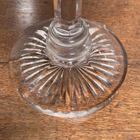 A Late 19th Century Cut Glass Lamp Base