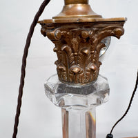 An Early 20th Century Cut Glass Lamp