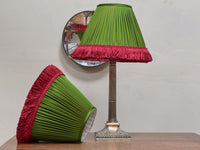 Bespoke Silk Empire Lampshade in Green