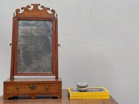 An Early George III Walnut Dressing Mirror