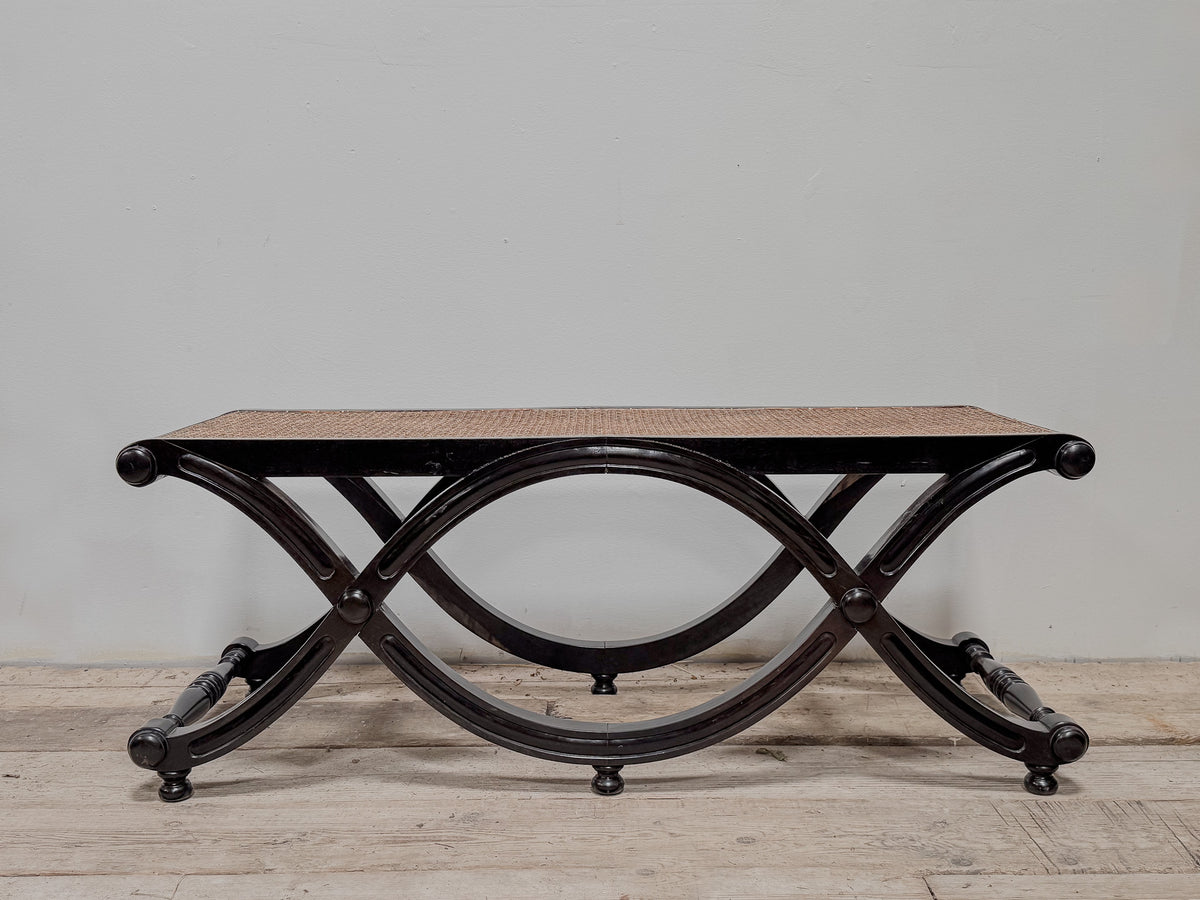 A Pair of Early 20th Century Ceylonese Ebony Stools