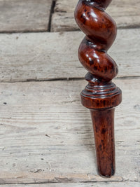 A Late 19th Century Burr Walnut Gypsy Table