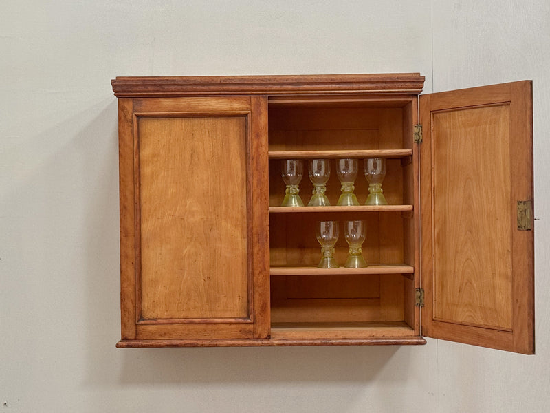 A Mid 19th Century Satinwood Cupboard by C.Hindley & Sons
