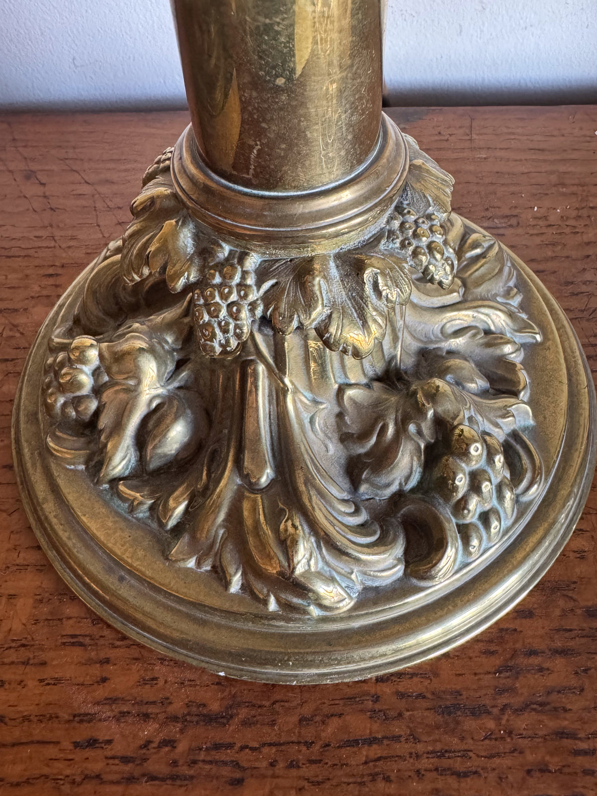 A Mid 19th Century Brass Lamp by H & J Gardner