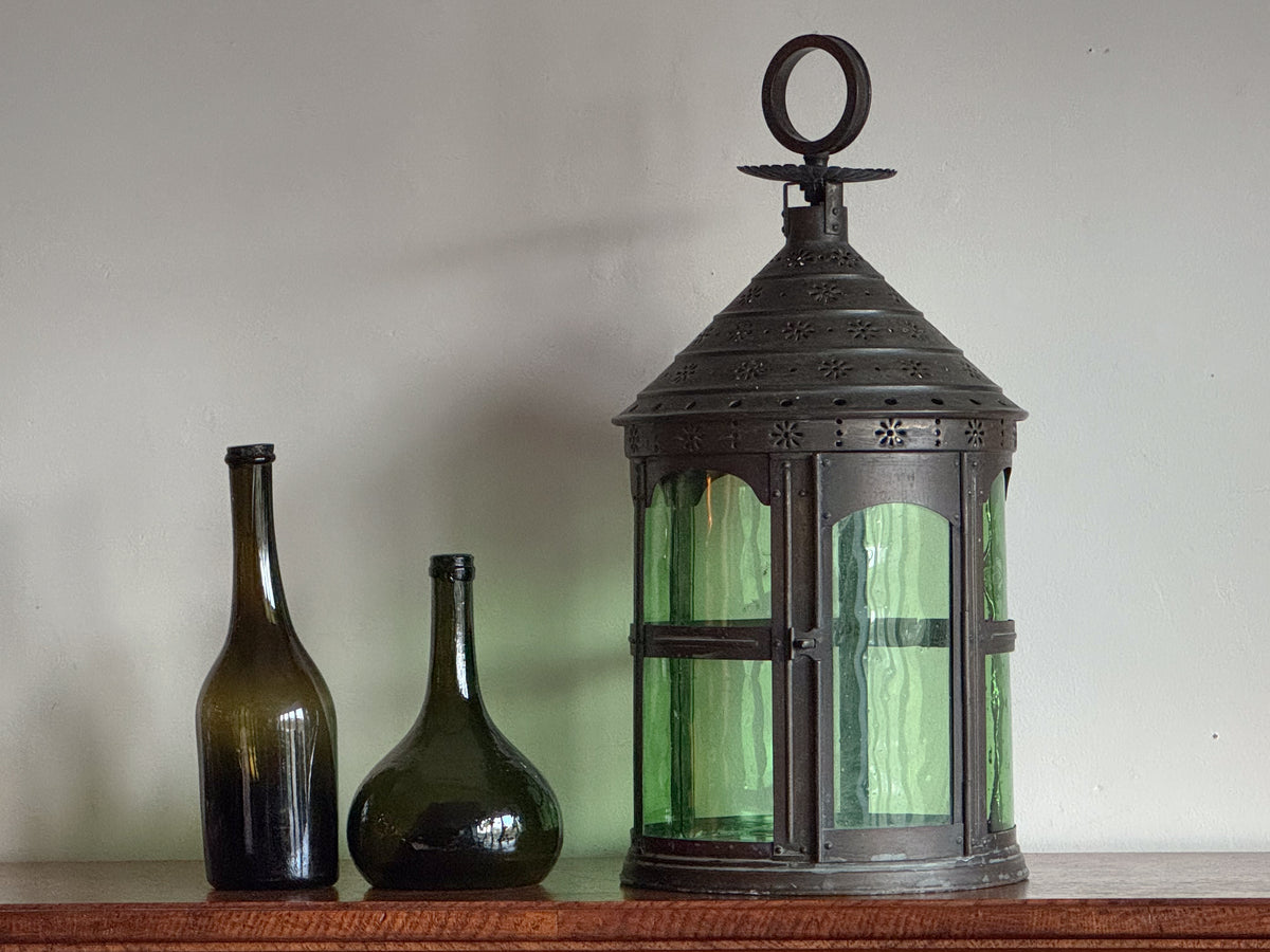 An Arts & Crafts Brass Lantern