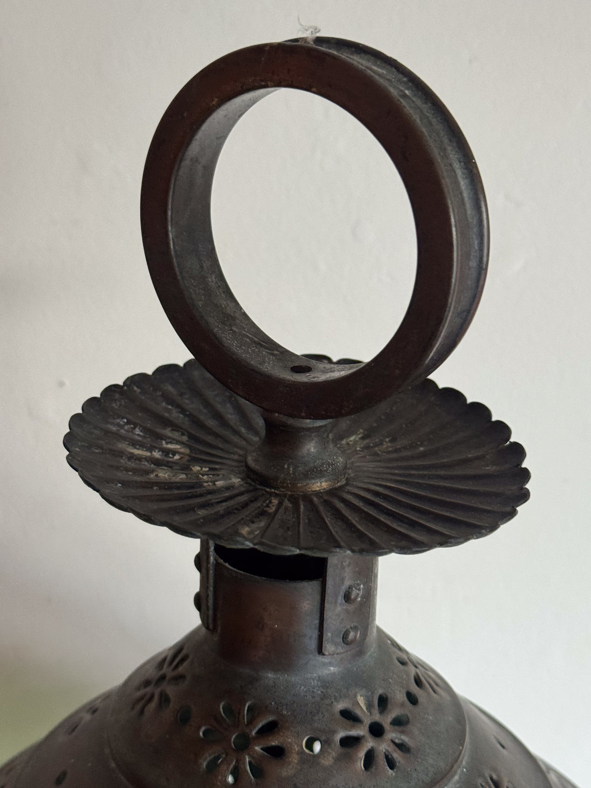 An Arts & Crafts Brass Lantern