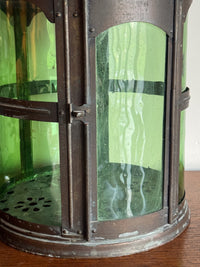 An Arts & Crafts Brass Lantern