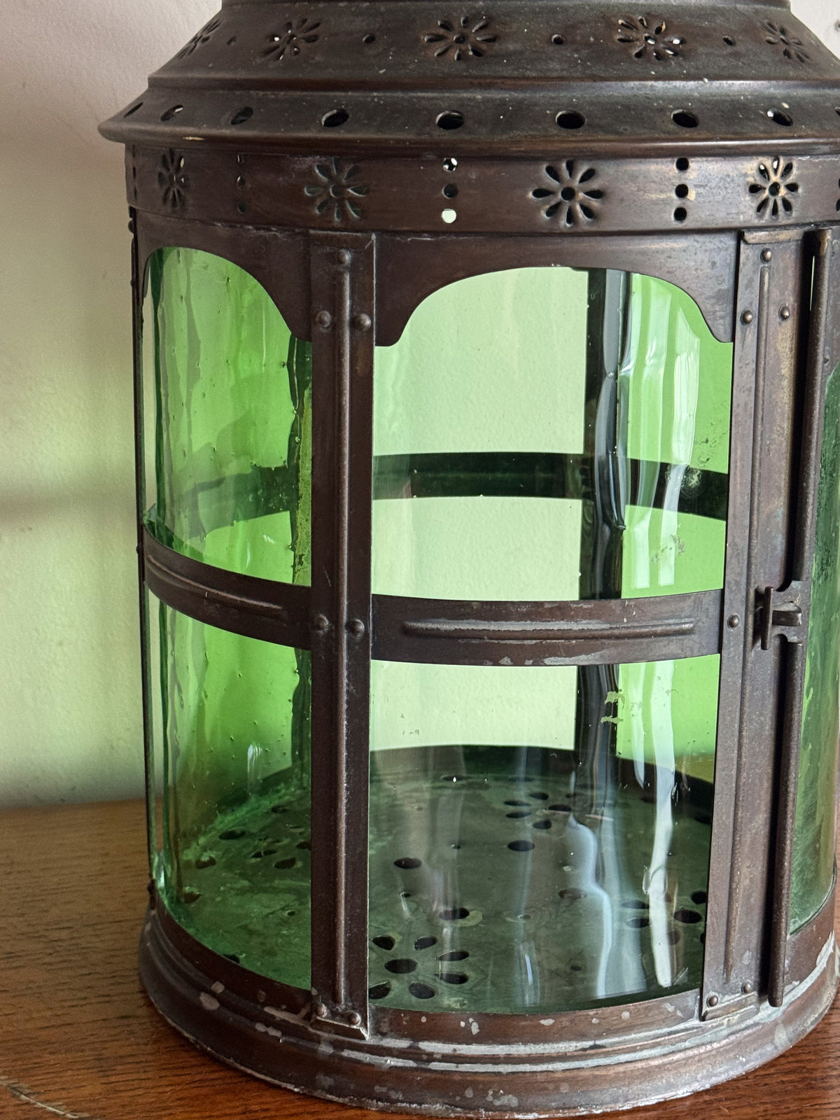An Arts & Crafts Brass Lantern